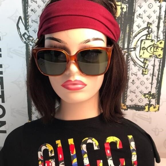 New ✨ Authentic Gucci GG0022S 002 Havana Oversized Sunglasses ✨ - Picture 6 of 12